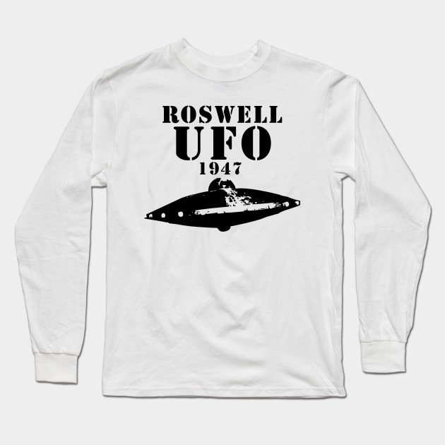 Roswell UFO 1947 Long Sleeve T-Shirt by geeklyshirts